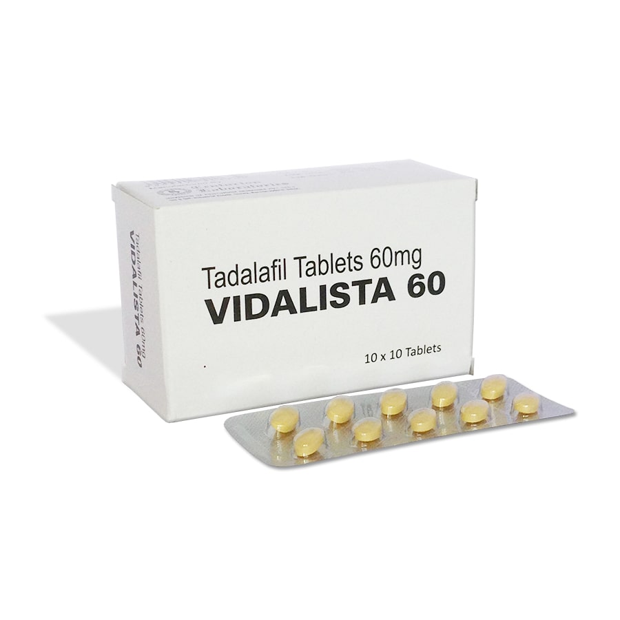 Vidalista 60 Tablet - Helps To Boost Energy In Sexual Intercourse
