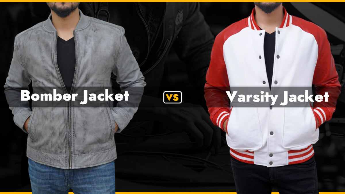 Bomber Jacket VS Varsity Jacket - Peter Sign